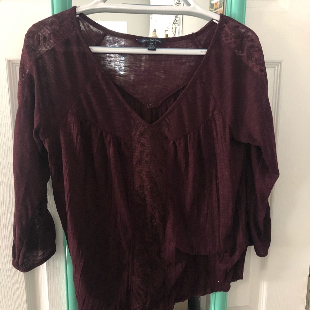 Wine colored top